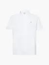 Calvin Klein LOGO REFINED PIQUE S Erkek Beyaz Polo T-Shirt