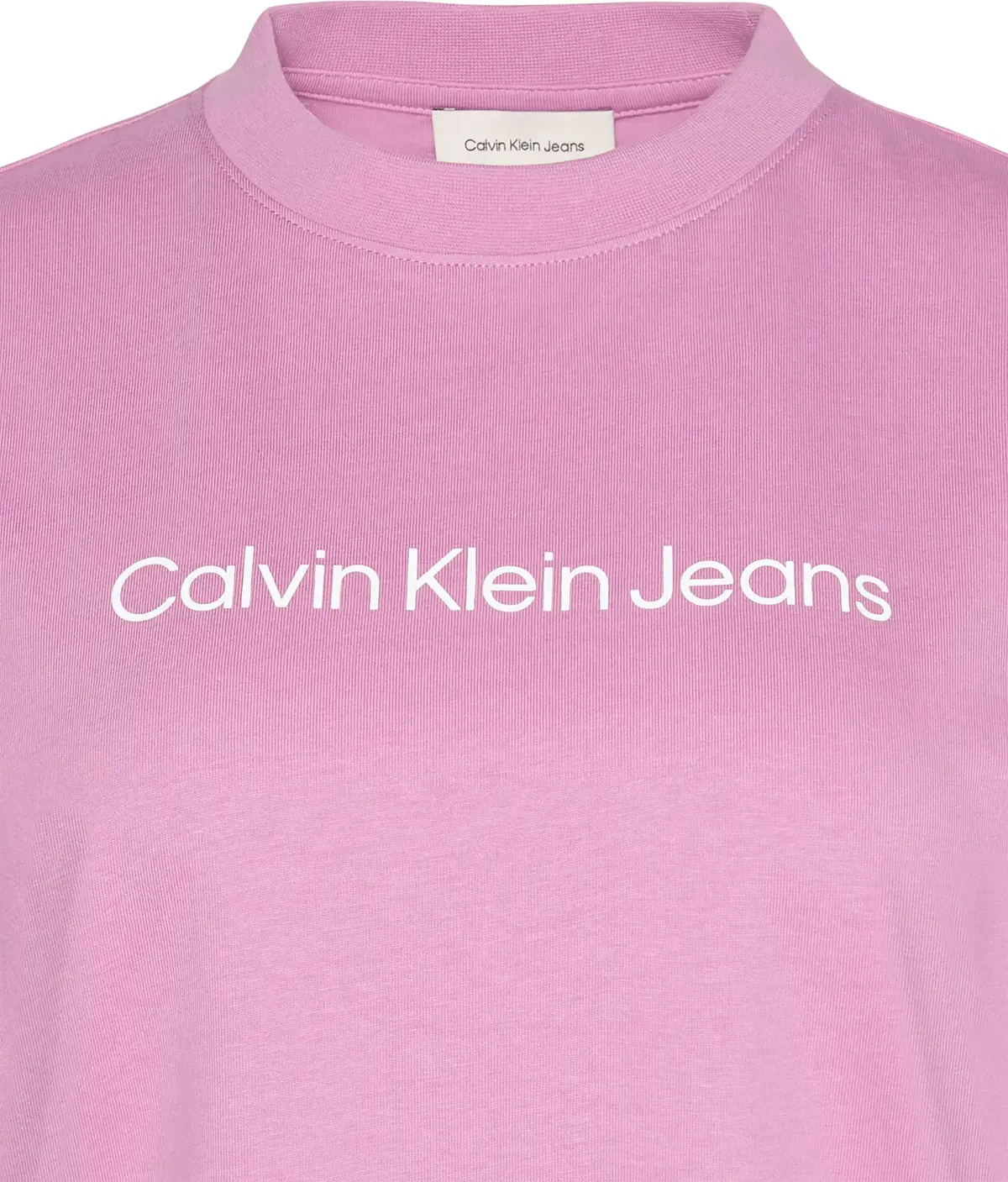 Calvin Klein A- INST LOGO CLASSIC TEE SS Kadın Pembe T-Shirt