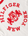Tommy Hilfiger REG VARSITY FLOCK C- Kadın Krem T-Shirt