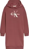 Calvin Klein METALLIC MONOGRAM HO Kadın Kırmızı Elbise