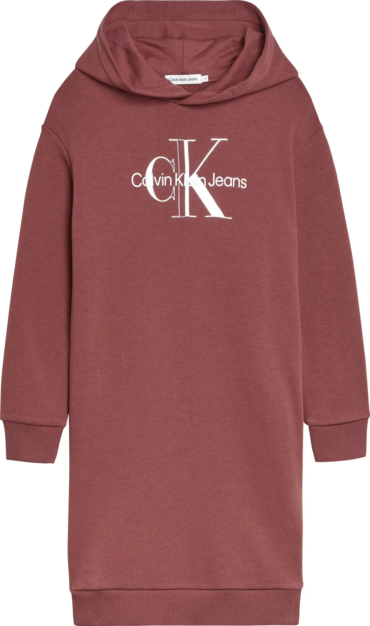Calvin Klein METALLIC MONOGRAM HO Kadın Kırmızı Elbise