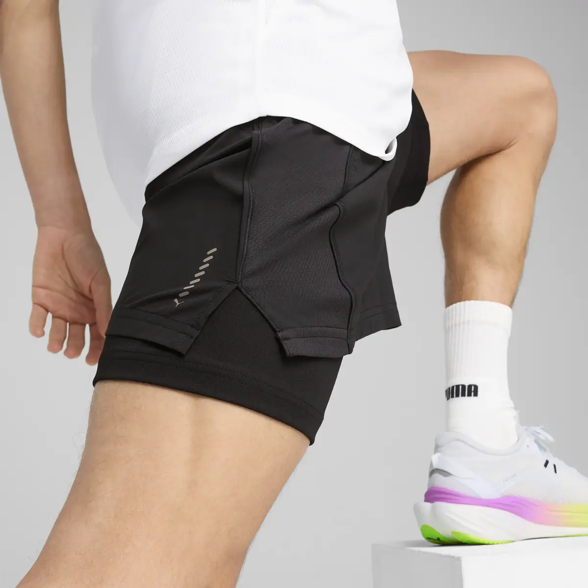 Puma RUN VELOCITY 2IN1 SHORT Siyah Erkek Şort