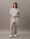 Calvin Klein ARCHIVE LOGO F/T CAR, P79 Gri Kadın Eşofman Altı