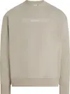 Calvin Klein STRUCTURED EMBROIDER, RAJ Bej Erkek Sweatshirt