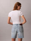 Calvin Klein 90S 6 IN SHORT WASHE, XHL Kadın Mavi Kot Şort