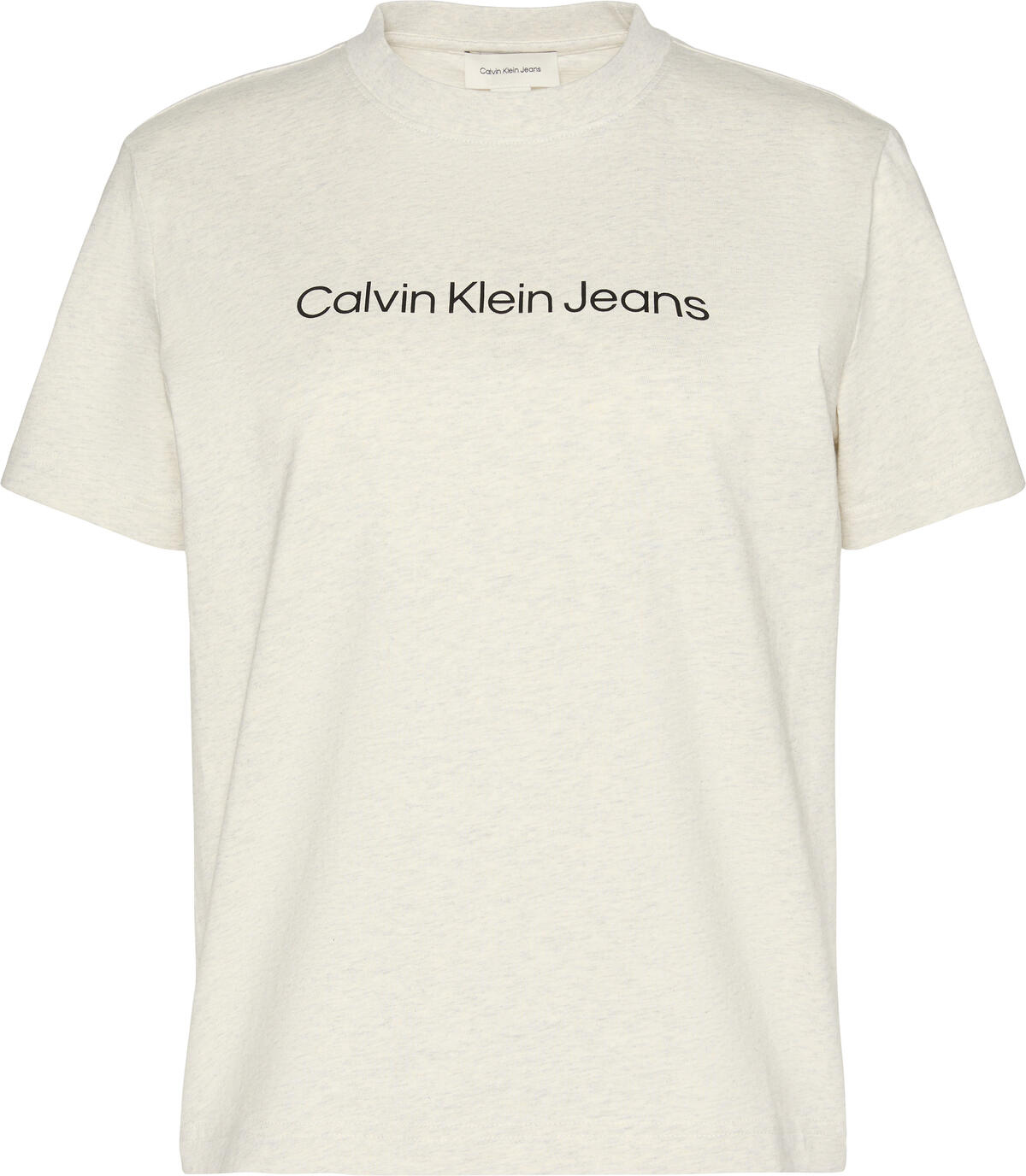 Calvin Klein A- INST. LOGO CLASSIC TEE SS Gri Kadın T-Shirt Calvin Klein A- INST. LOGO CLASSIC TEE SS Gri Kadın T-Shirt