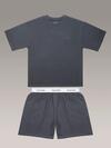 Calvin Klein SS TEE SHORT SET Gri Erkek Eşofman Takımı