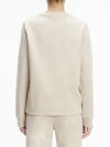 Calvin Klein MICRO LOGO ESS SWEAT Kadın Krem Sweatshirt