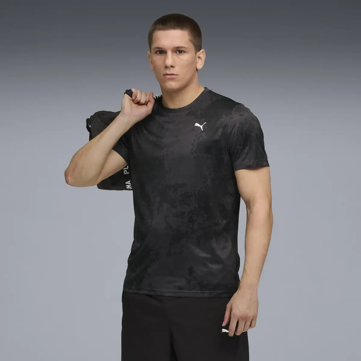 Puma TAD ESSENTIALS AOP Tee Erkek T-Shirt & Polo