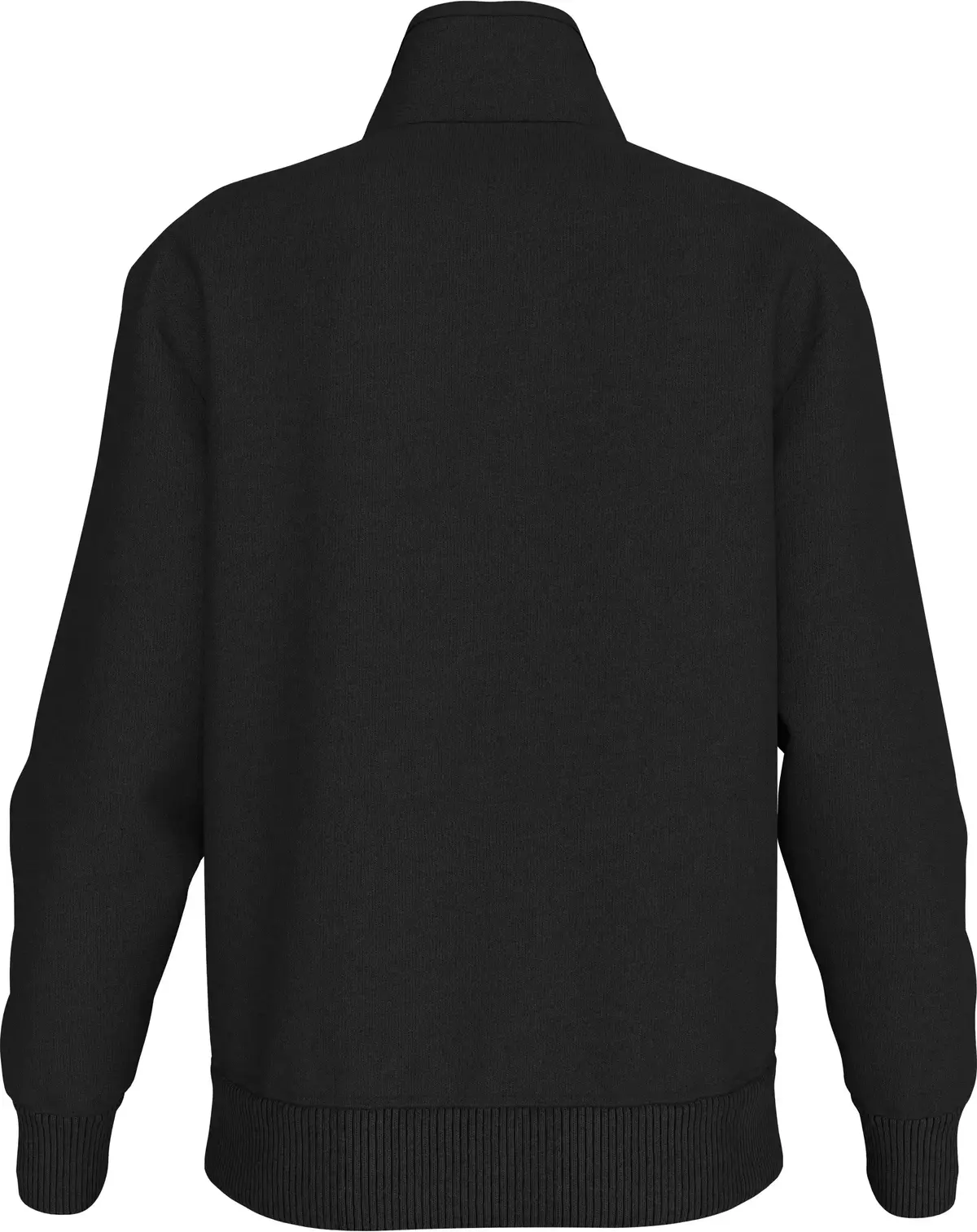 Calvin Klein LOGO TAPE ZIP THROUG, BEH Siyah Erkek Sweatshirt