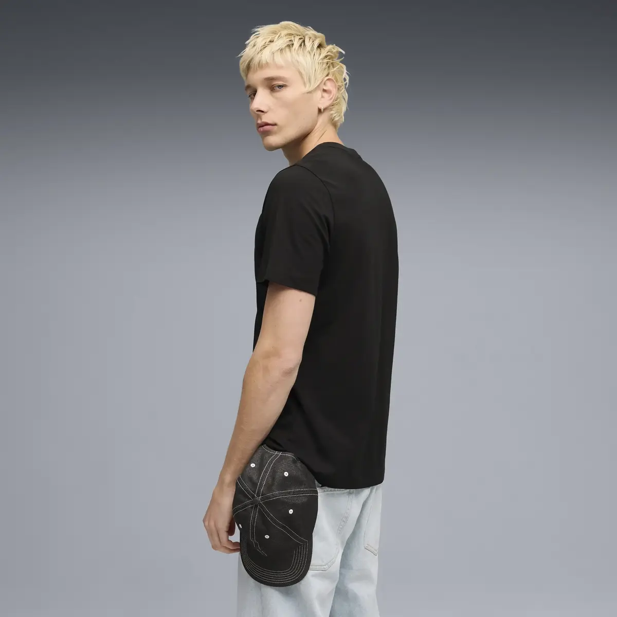 Puma GRAPHIC Tee Siyah Erkek T-Shirt & Polo