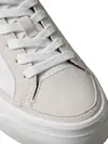 Calvin Klein VULC FLATF LACEUP NY, 01W Bej Kadın Spor Ayakkabı