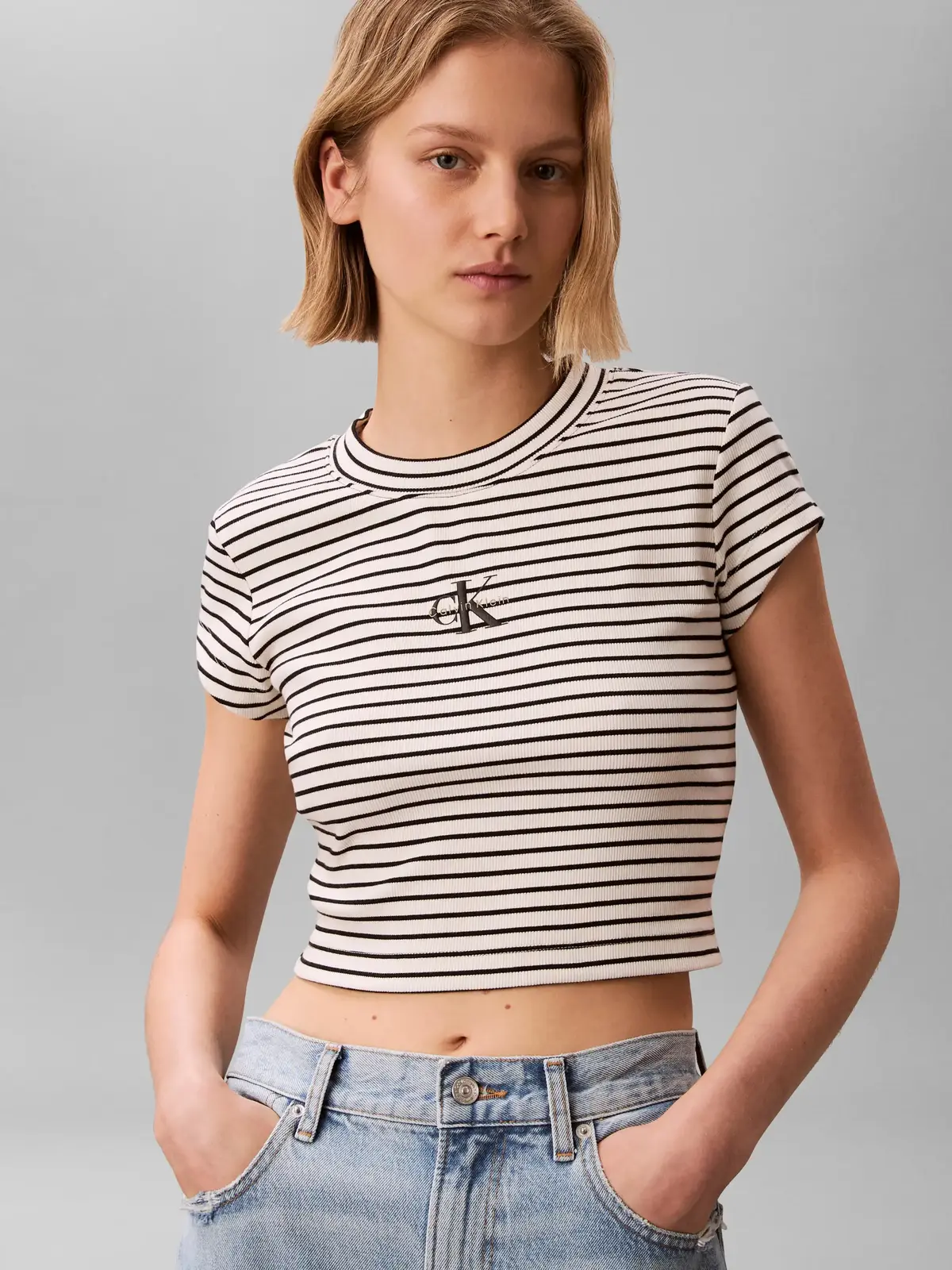 STRIPED MONOLOGO BAB, XDY, M