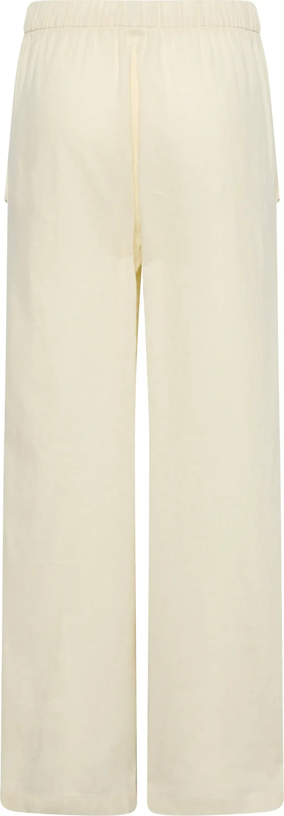 Calvin Klein LINEN CARGO PANT Kadın Krem Pantolon