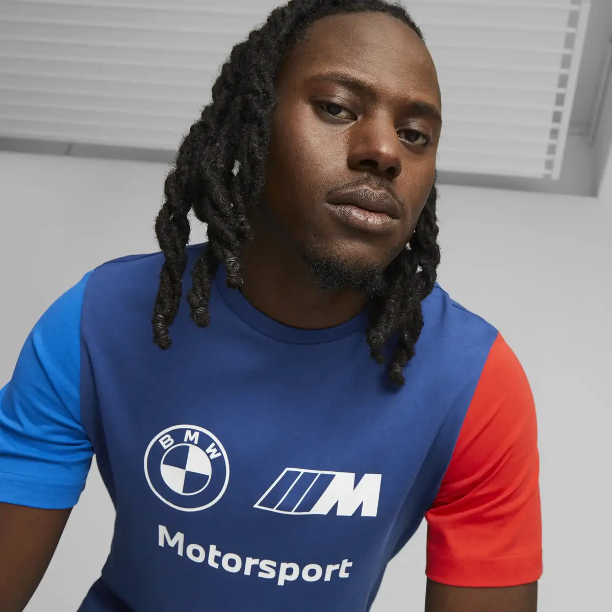 Puma BMW MMS ESS Logo Tee  Mavi Erkek T-Shirt