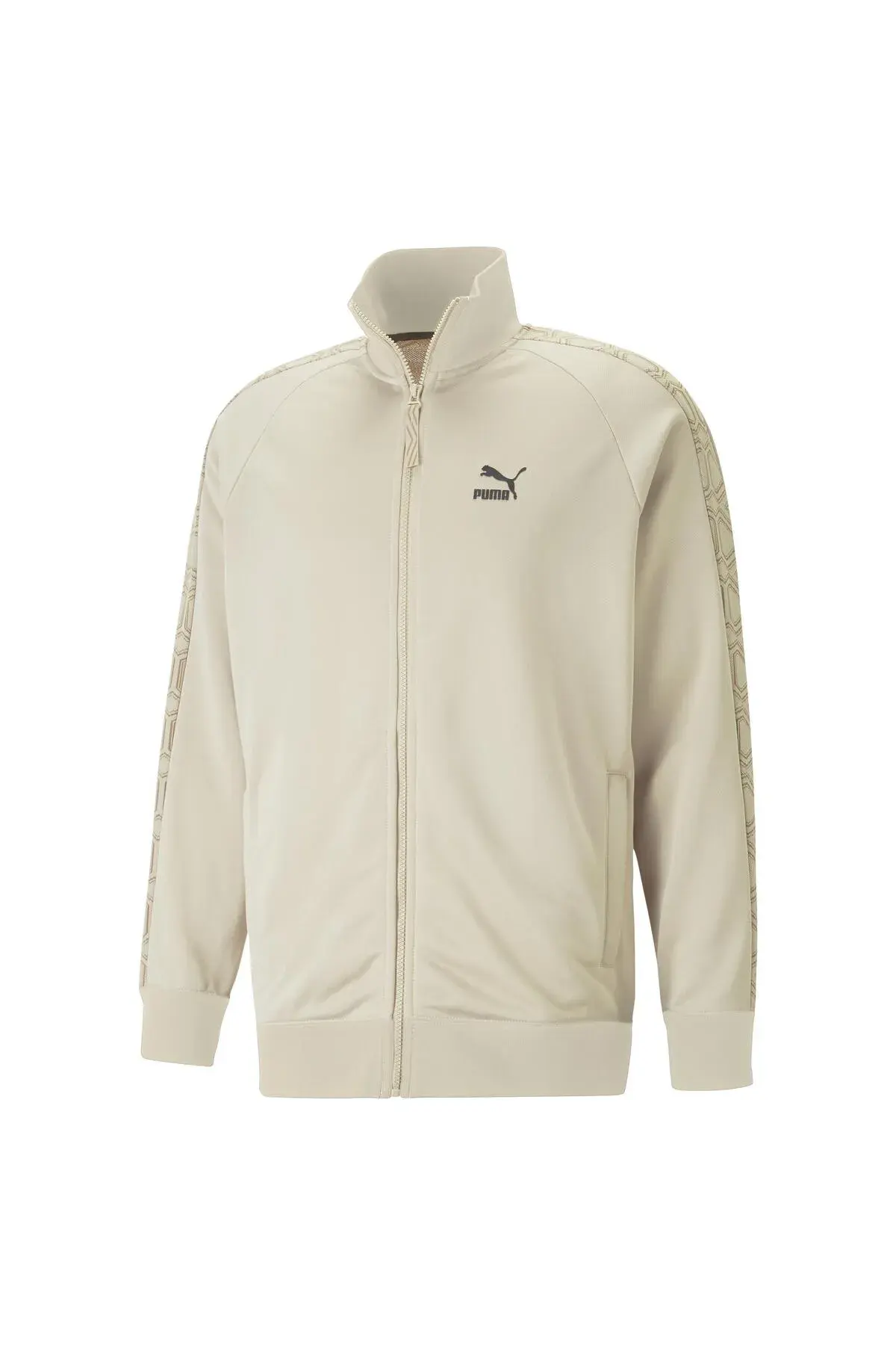 Puma T7 TREND 7ETTER Track Jacket PT Bej Erkek Fermuarlı Sweatshirt