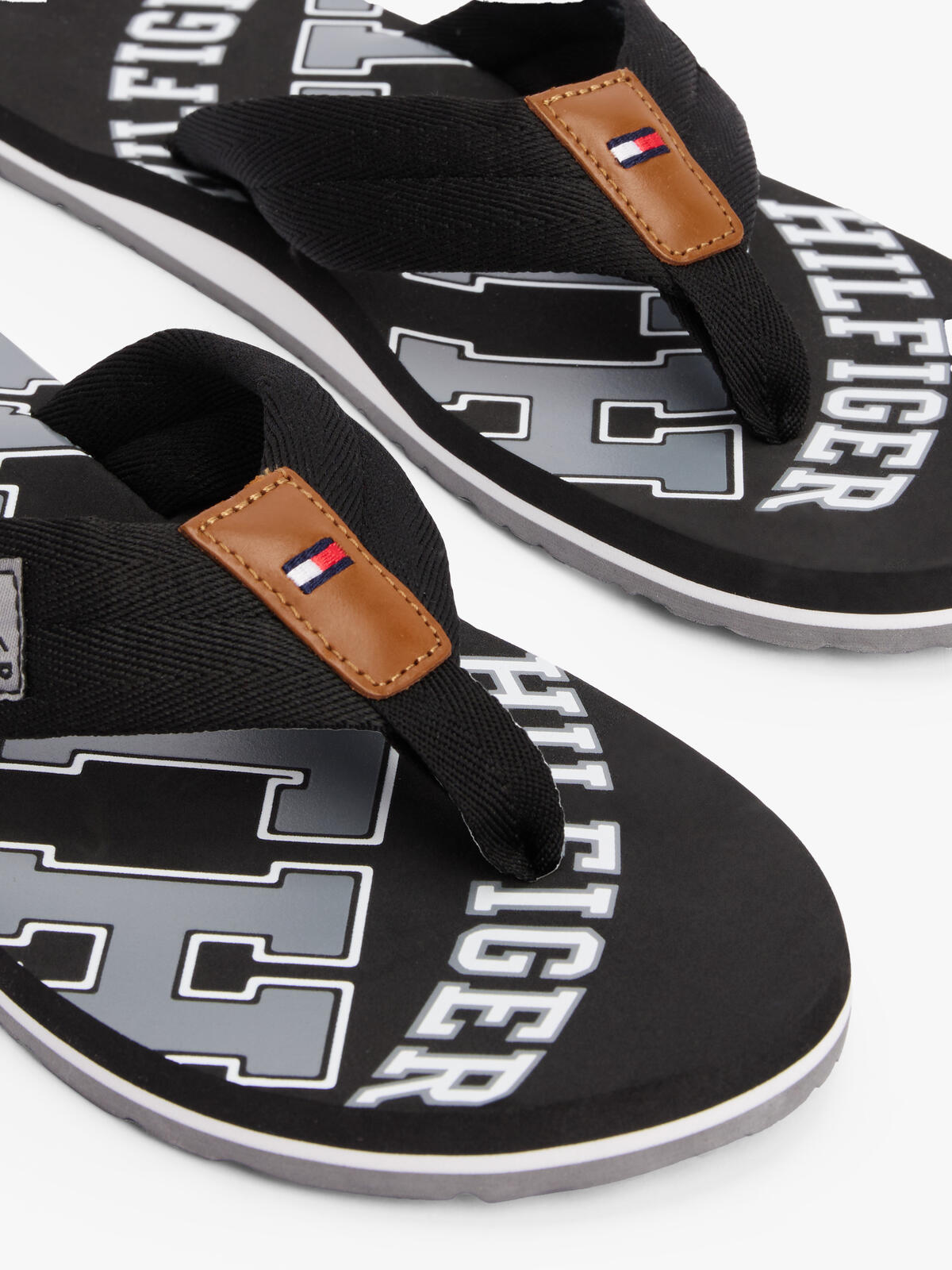 Tommy Hilfiger ESSENTIAL TH BEACH S Erkek Siyah Terlik