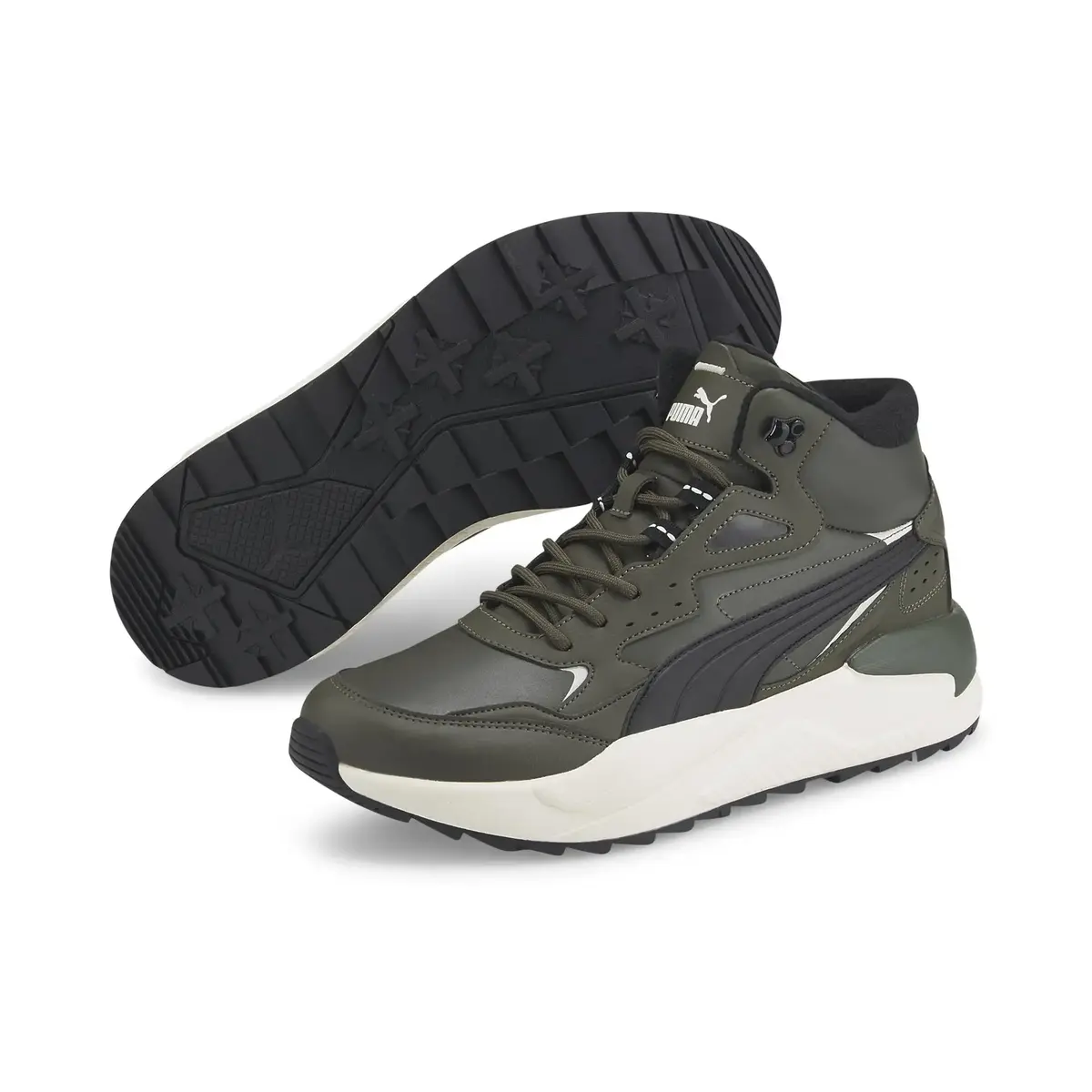 Puma X-Ray Speed Mid Wtr L Yeşll Erkek Bilekli Günlük Spor Ayakkabı