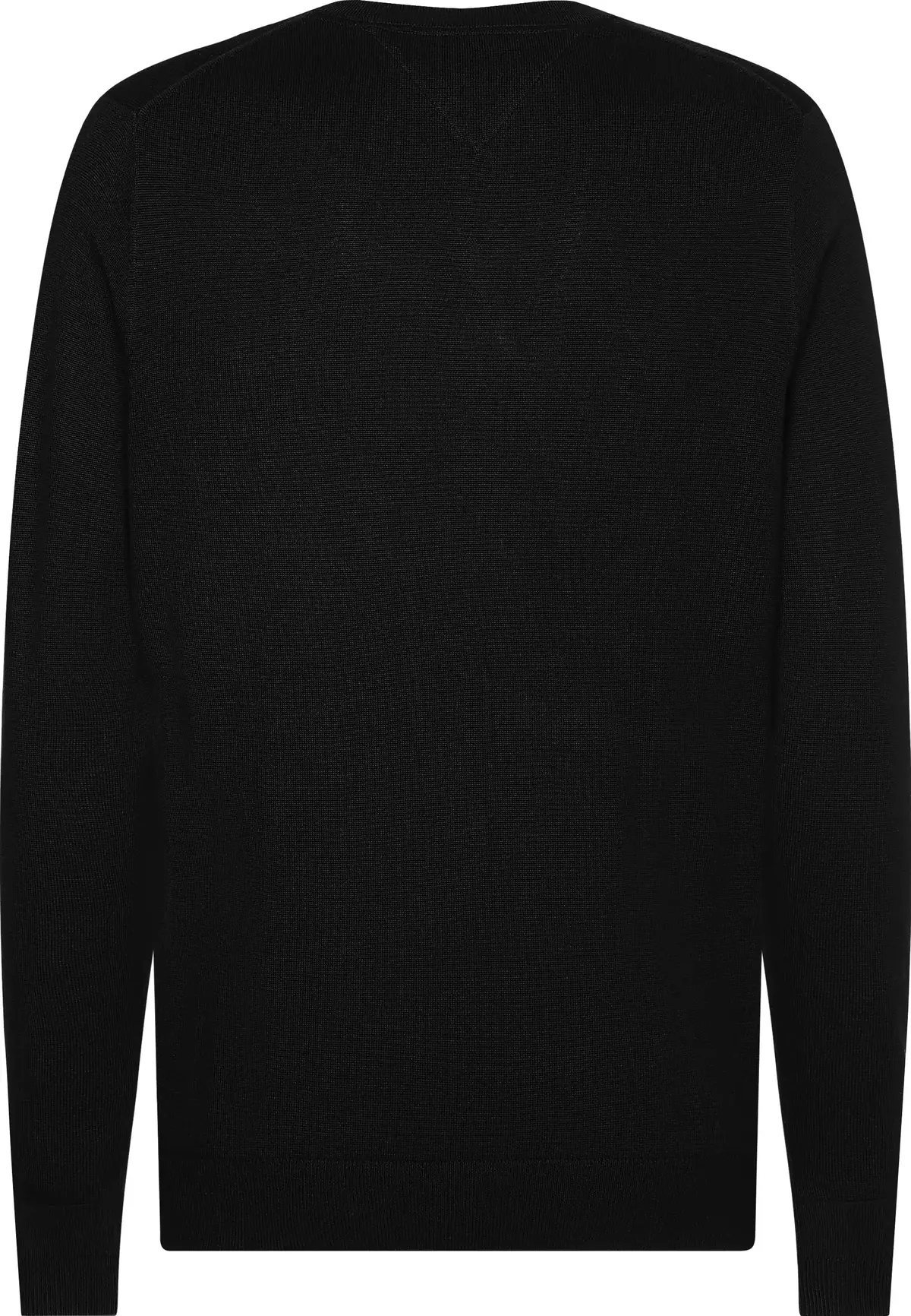 Tommy Hilfiger CORE COTTON-SILK CNE Erkek Siyah Kazak