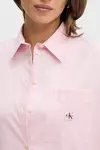Calvin Klein POPLIN RELAXED SHIRT Pembe Kadın Tişört