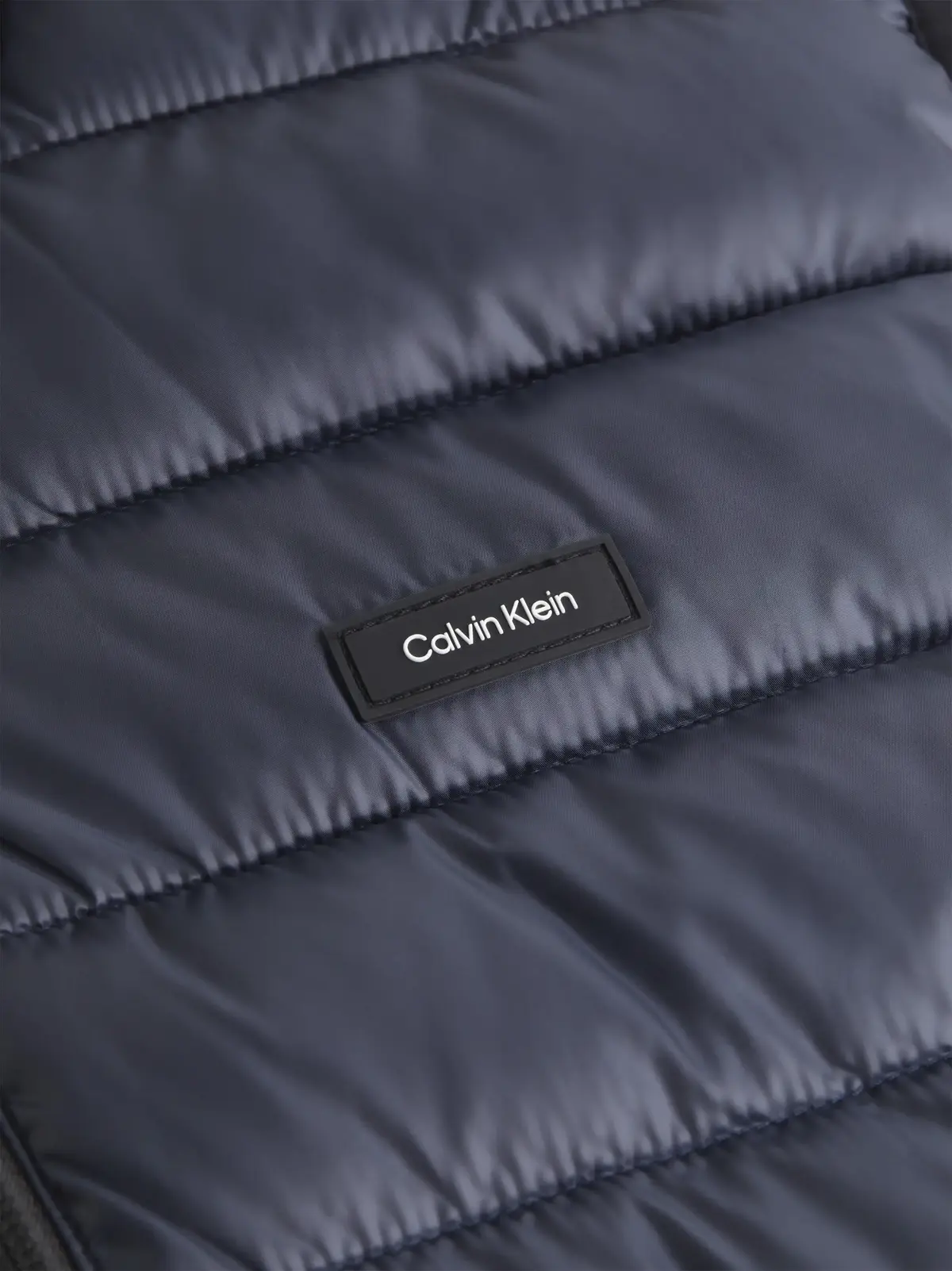 Calvin Klein RECYCLED SIDE LOGO V Erkek Antrasit Yelek