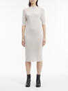 Calvin Klein EXTRA FINE WOOL 1/2 Kadın Krem Elbise