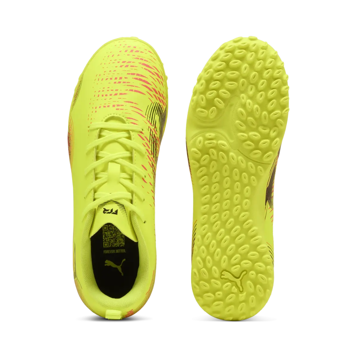 Puma FUTURE 8 PLAY TT Jr Sarı Erkek Çocuk Halı Saha Ayakkabısı