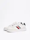 Tommy Hilfiger LIGHT CUPSOLE LTH MI, 0K6 Beyaz Erkek Spor Ayakkabı & Sneaker