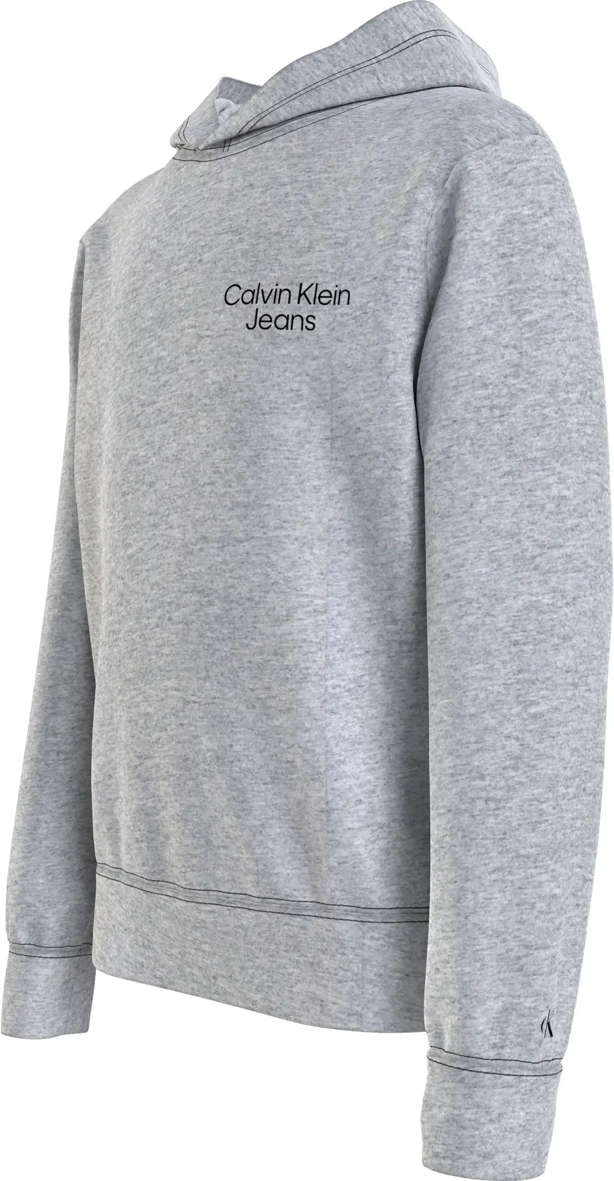 Calvin Klein CKJ STACK LOGO HOODI Erkek Gri Hoodie
