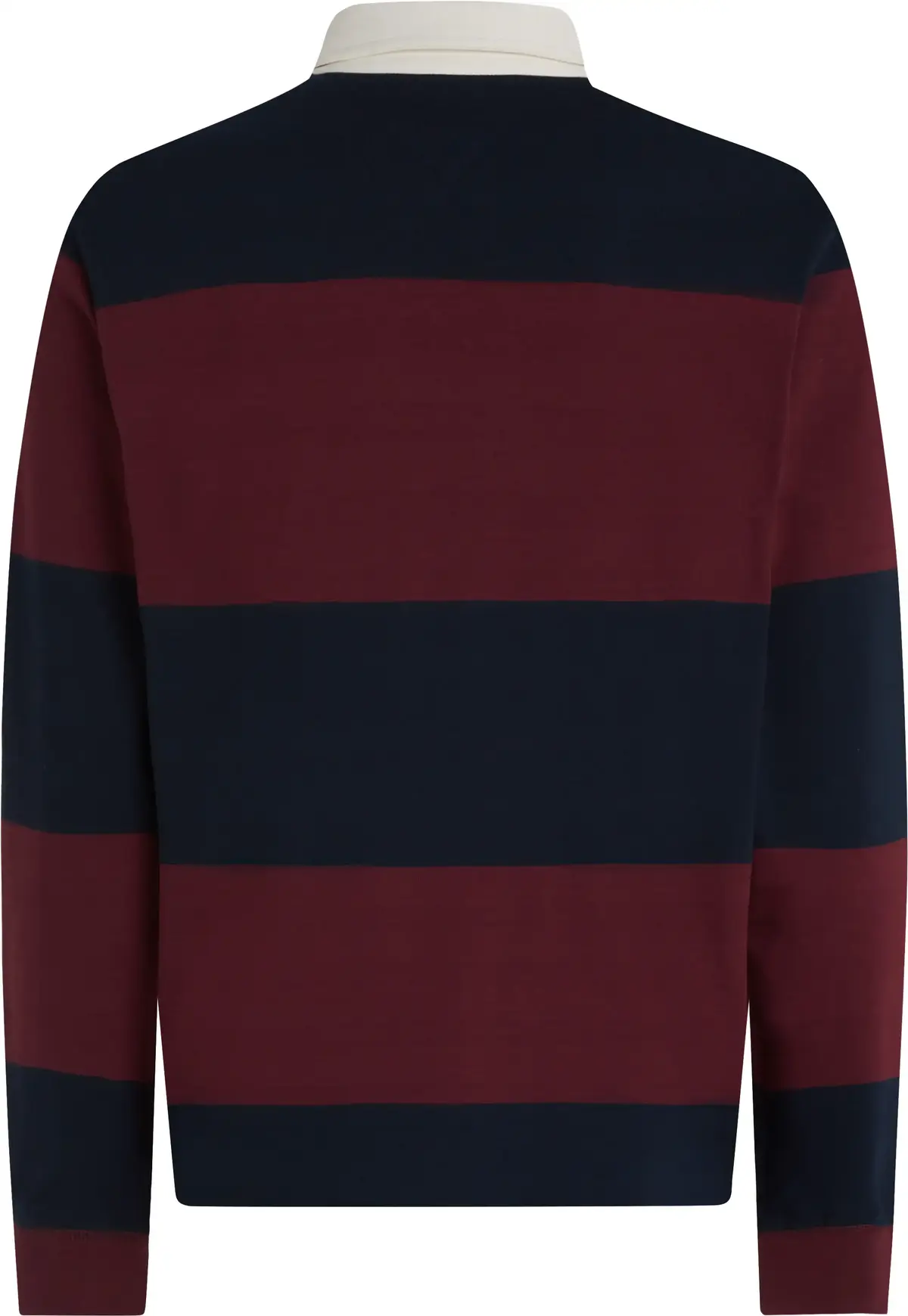 Tommy Hilfiger GIFTING RUGBY Erkek Bordo Polo Sweatshirt