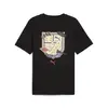 PUMA WARDROBE ESS Graphic Tee Siyah Erkek T-Shirt