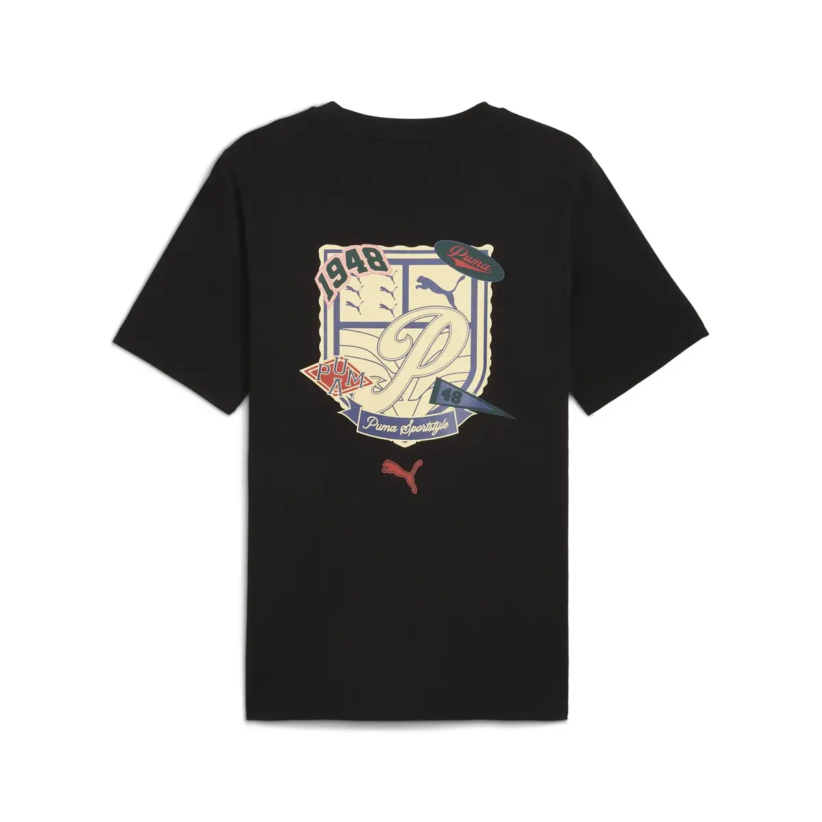 PUMA WARDROBE ESS Graphic Tee Siyah Erkek T-Shirt