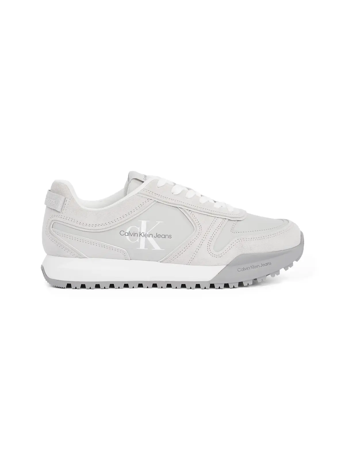 Calvin Klein TOOTHY RUNNER IRREGU Gri Erkek Spor Ayakkabı & Sneaker