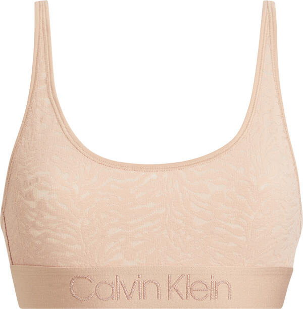 Calvin Klein UNLINED BRALETTE Kadın Bej Bralet