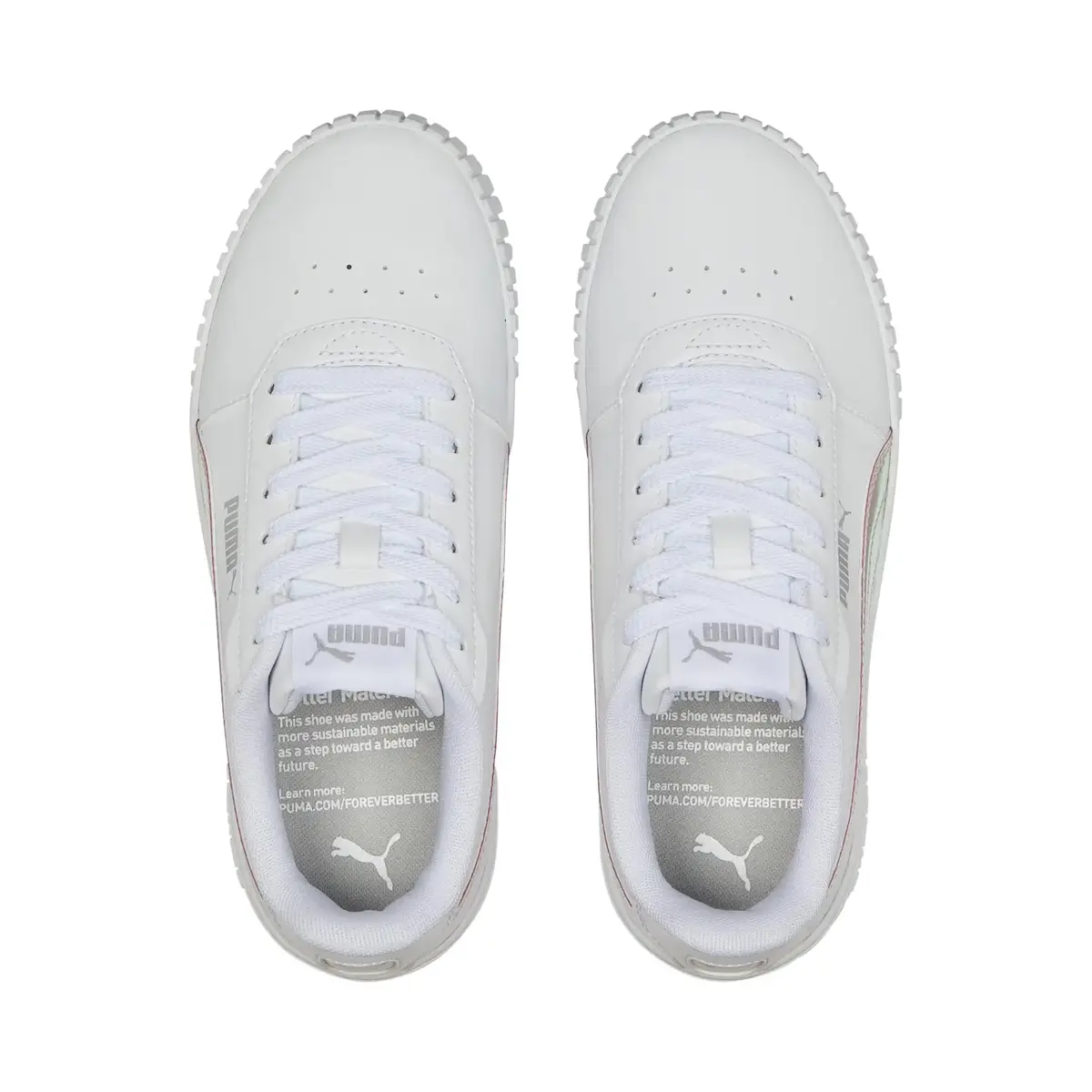 Puma Carina 2.0 Holo Jr Unisex Beyaz Günlük Spor Ayakkabı