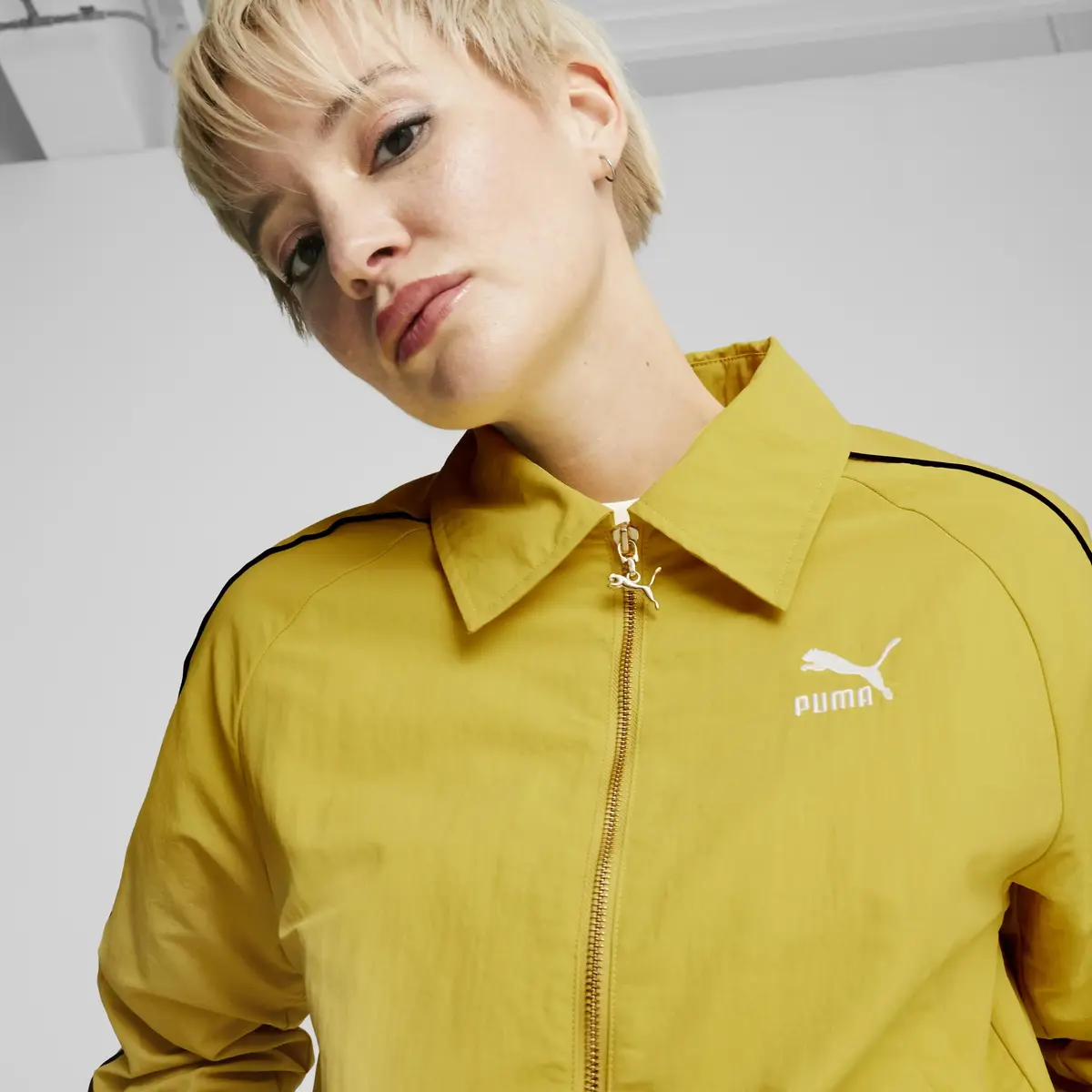 Puma T7 Track Jacket Turuncu Kadın Sweatshirt