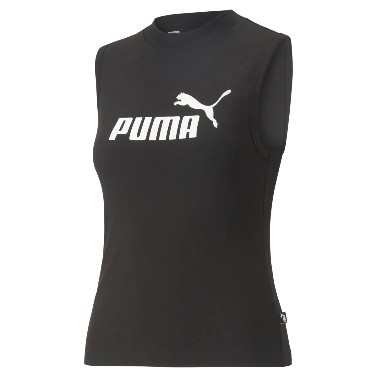 Puma ESS Slim Logo Tank Siyah Kadın T-Shirt & Polo