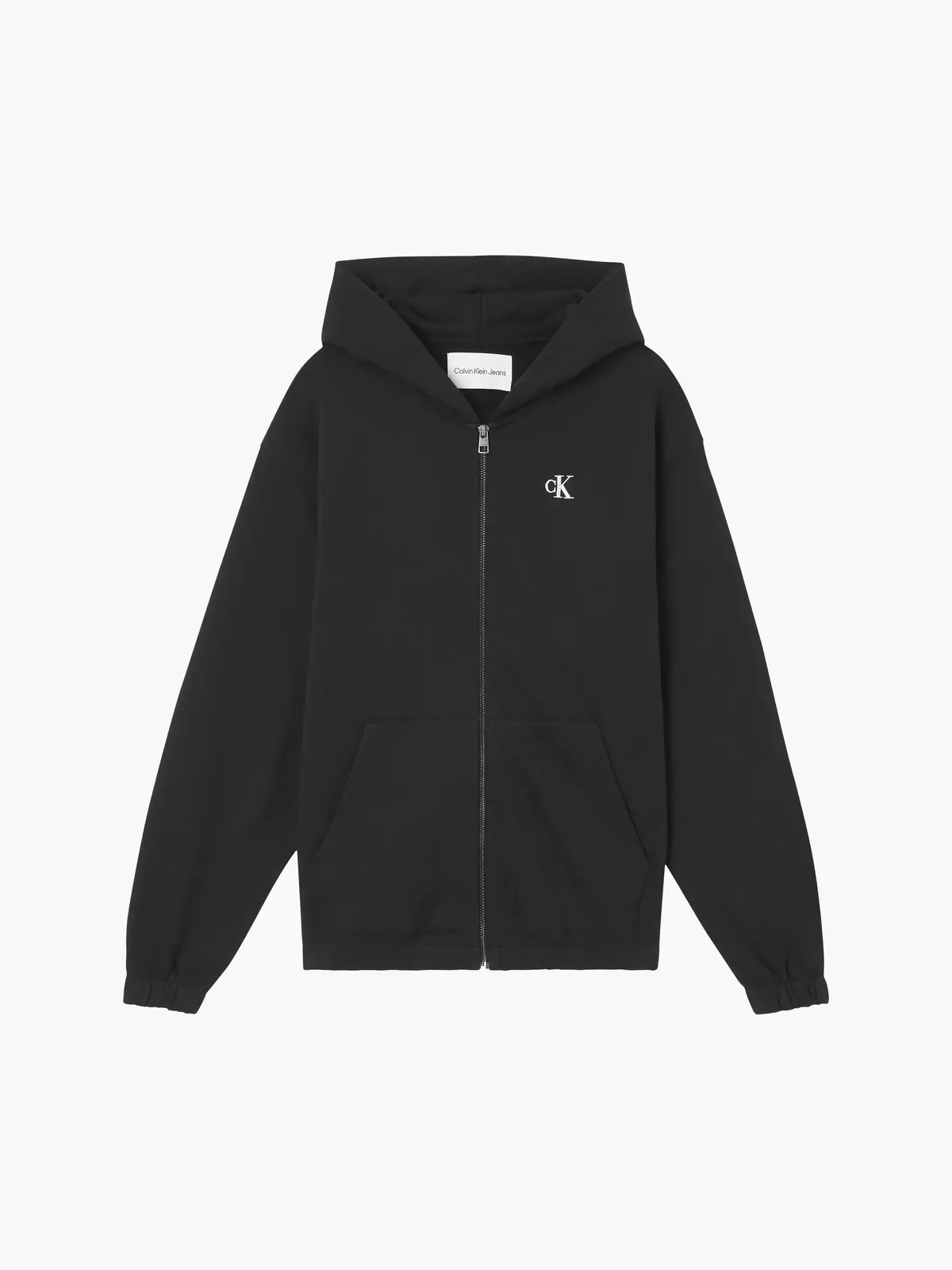 Calvin Klein TWO TONE MONOGRAM ZI Kadın Siyah Hoodie