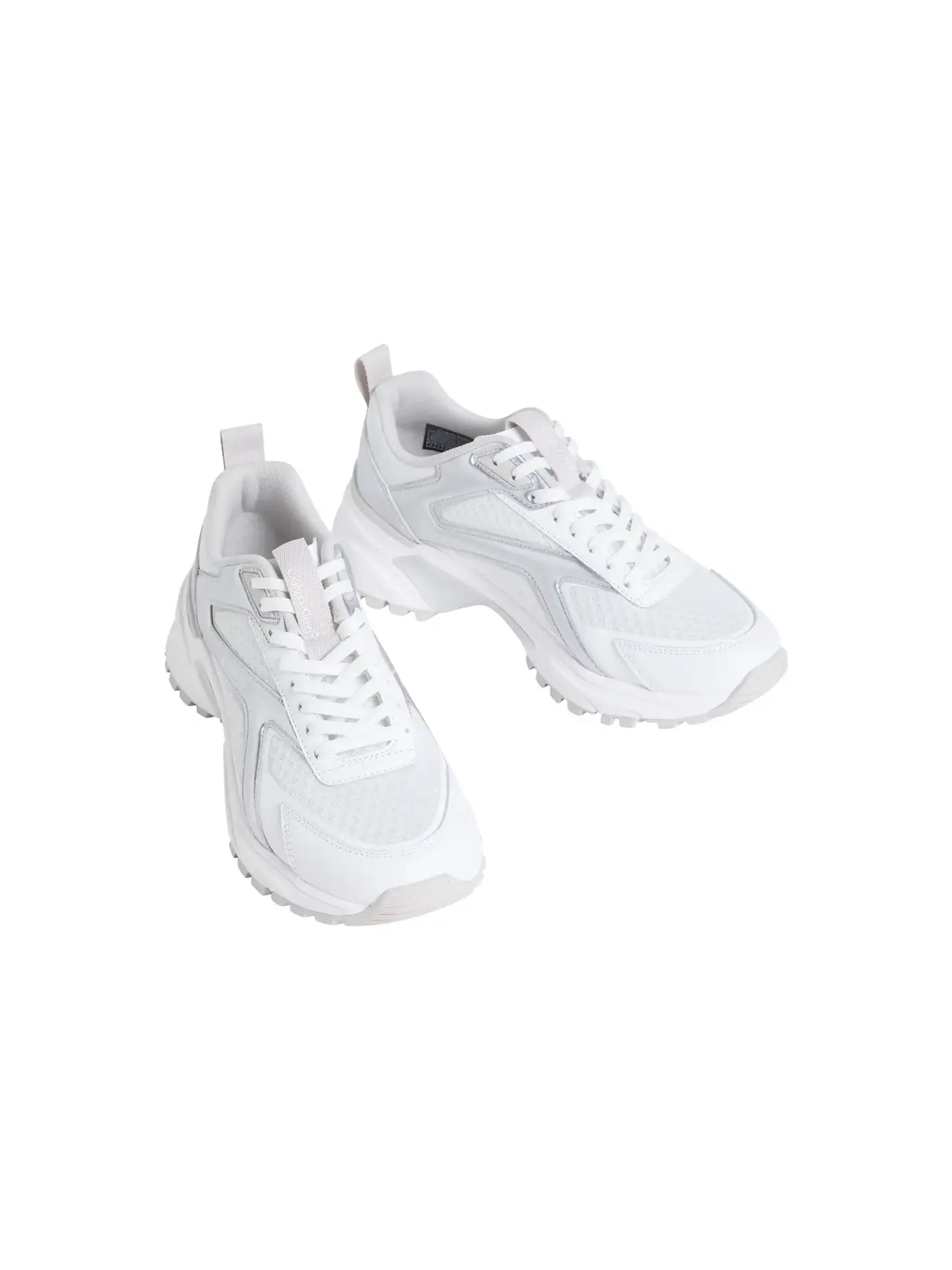 Calvin Klein HIKE RUN CKSTRIPE ME, 05Y Beyaz Kadın Spor Ayakkabı