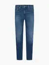 Calvin Klein SLIM TAPERED DARK BL Erkek Mavi Kot Pantolon