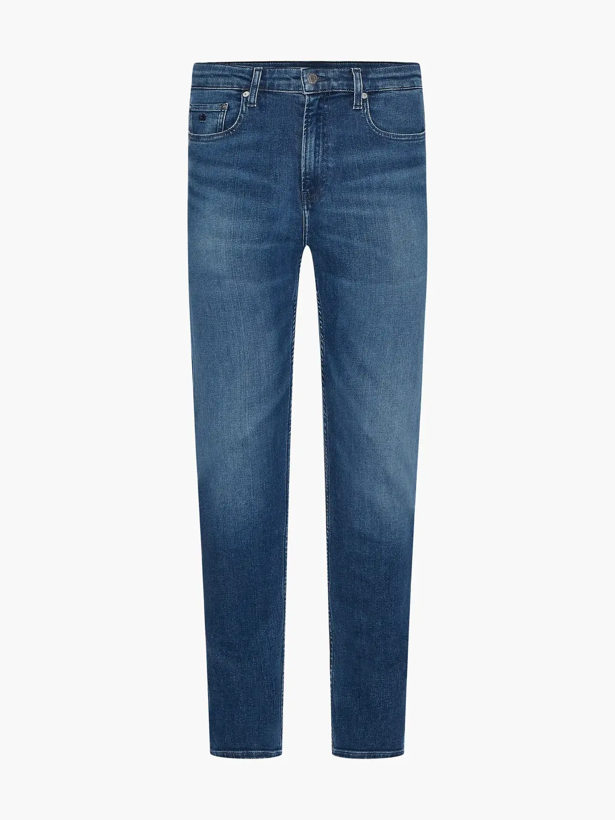 Calvin Klein SLIM TAPERED DARK BL Erkek Mavi Kot Pantolon