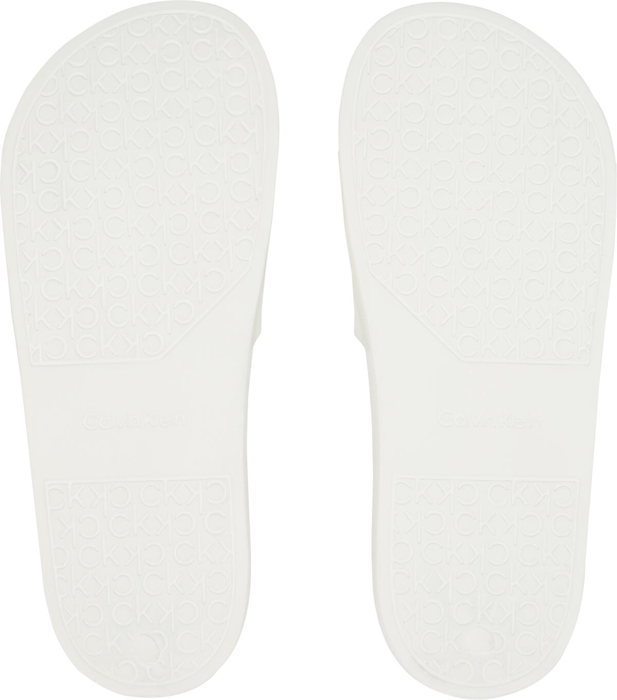 Calvin Klein RUBBER POOL SLIDE - Kadın Beyaz Terlik