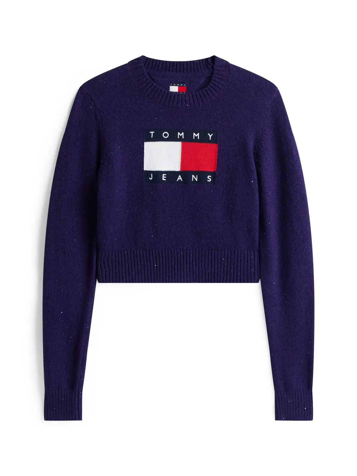 Tommy Hilfiger TJW SPARKLE FLAG SWE, VLY Lacivert Kadın Kazak