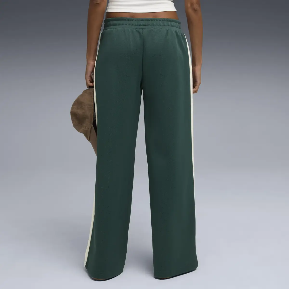 Puma T7 Low Rise Track Pants Yeşil Kadın Eşofman Altı