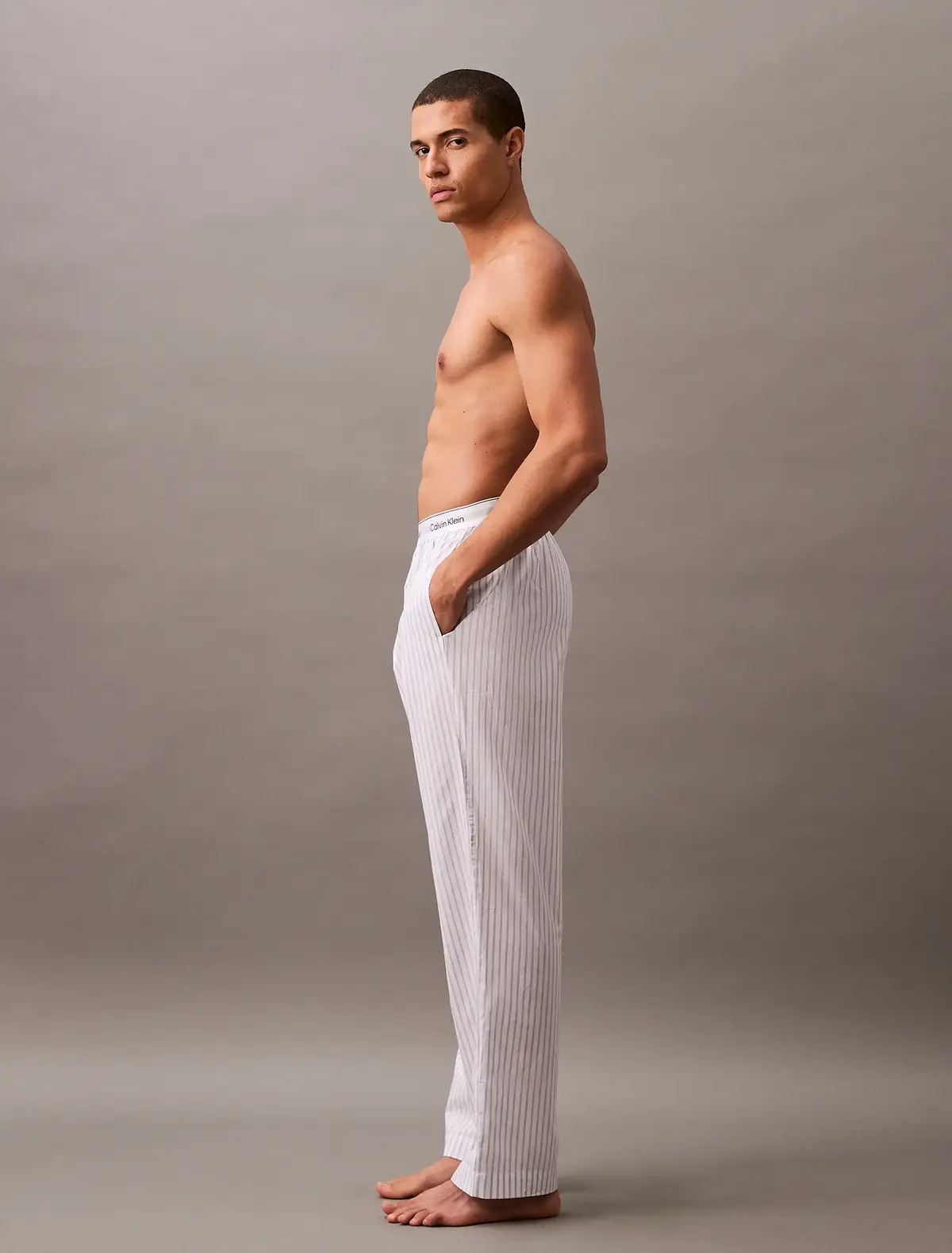 Calvin Klein SLEEP PANT Beyaz Erkek Pijama Alt