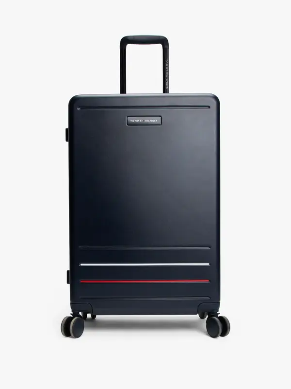 Tommy Hilfiger TH MEDIUM SUITCASE, DW6 Siyah Erkek Çanta