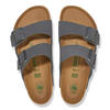 Birkenstock ARIZONA BF NU EARTHY VEGAN Gri Kadın Çift Bantlı Terlik