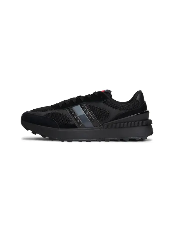 Tommy Hilfiger TJM TECHNICAL RUNNER Siyah Erkek Günlük Spor Ayakkabı