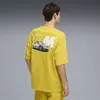 PUMA BMW M M3 T7 Tee Sarı Erkek T-Shirt