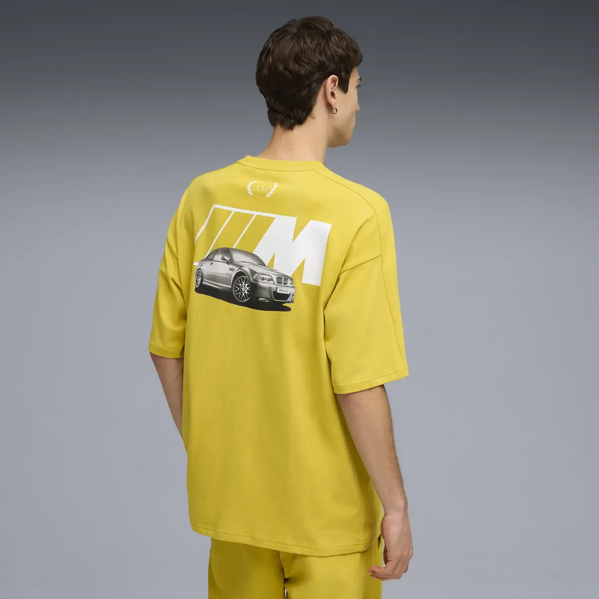 PUMA BMW M M3 T7 Tee Sarı Erkek T-Shirt
